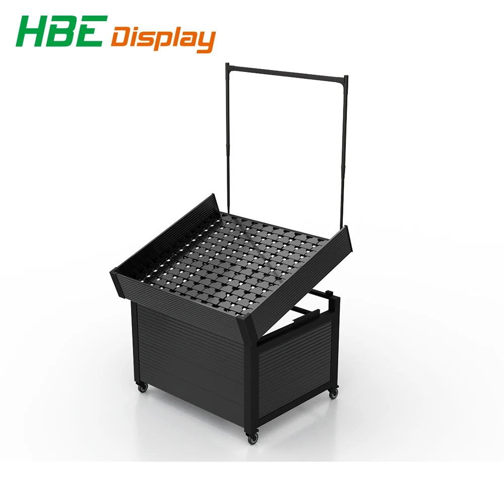 Plastic  Slope Sizes Customized Vegetable and Fruit Display Rack