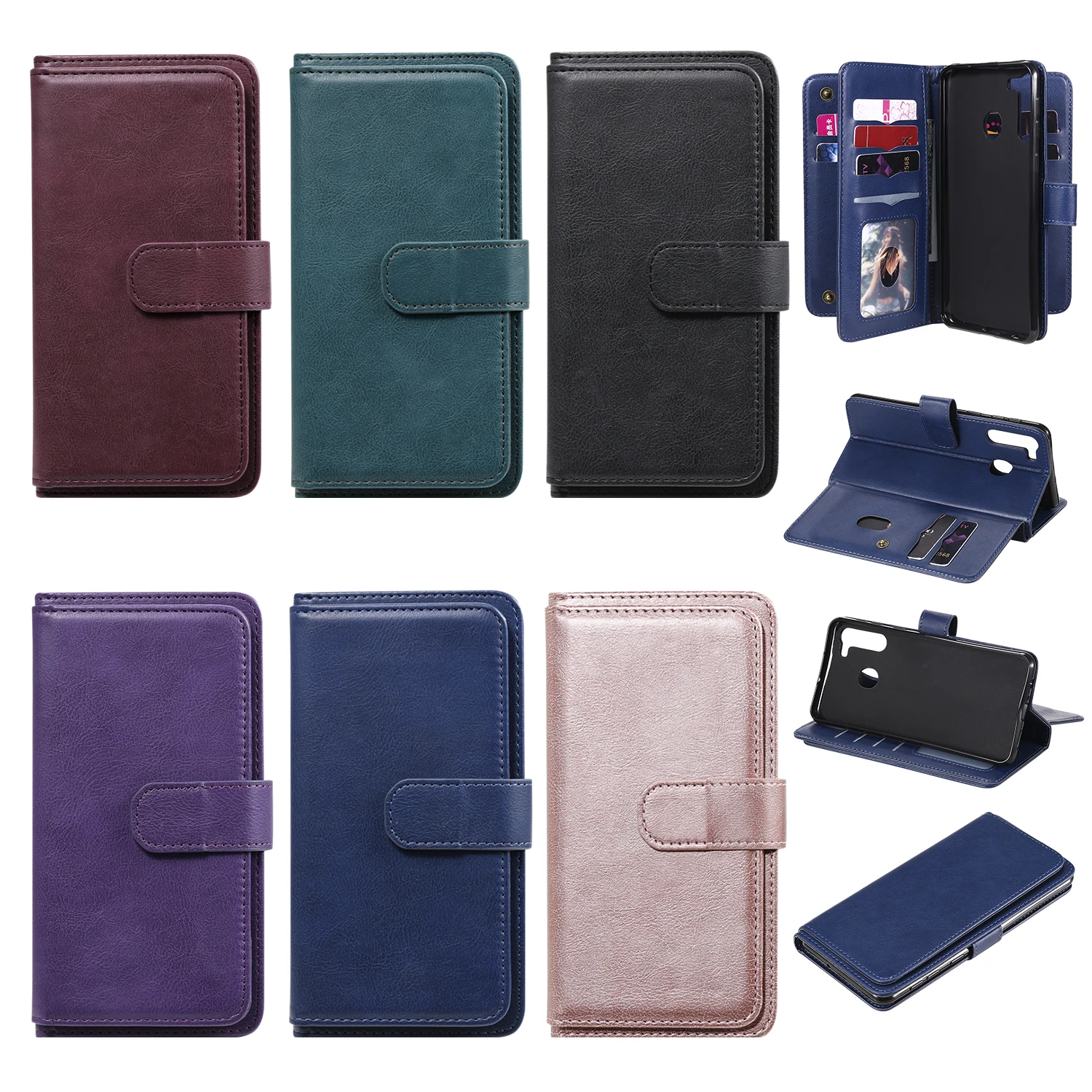 Phone Case Card Slots For Samsung Galaxy A21 M52 Cellphone Wallet Case A21  M52 Tpu Protective Cover - Buy Cover Case For Samsung Galaxy A21,Phone  Leather Case For Samsung Galaxy A21,Phone Case
