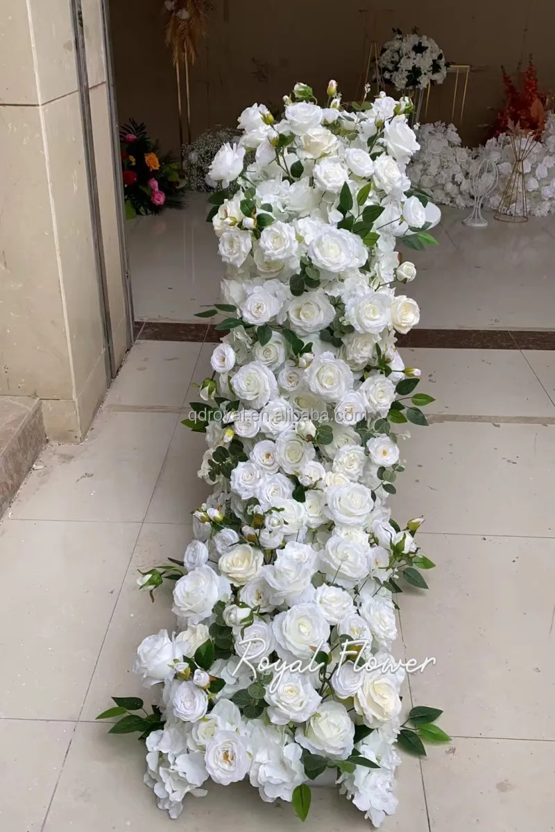 Hot Sale Table Centerpiece Flowers Runner Floral Artificial Flower ...