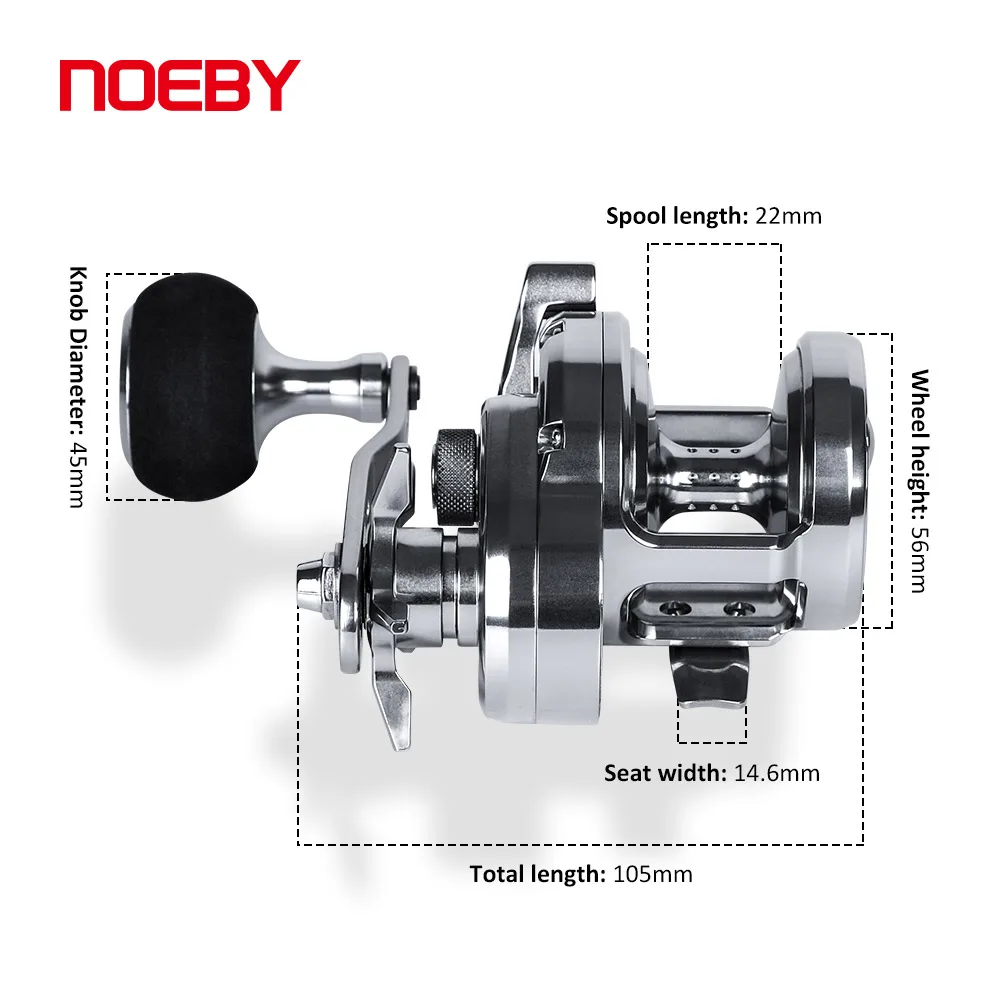 NOEBY卸売JG1500フィッシングスロージギングリール海水魚用リール