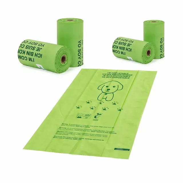 2023 New Innovations Pet Poop Bag Fully Biodegradable Baby Waste Disposal Bag Portable For