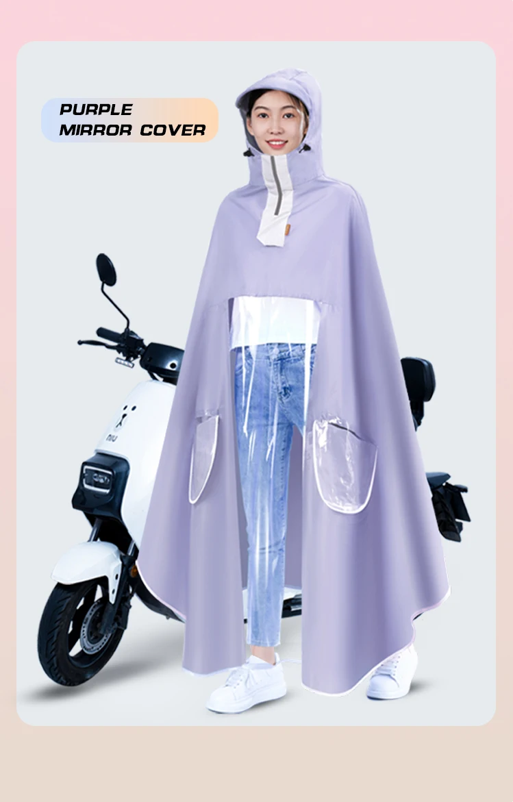 Waterproof Polyester Motorcycle  Adult Rainy Day Suit rain coat for  Fishing Activities details