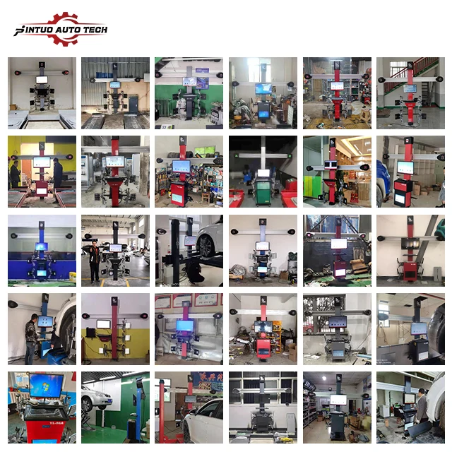 Jintuo Europe 3D Wheel Alignment Car Inspection Equipment 3d Used Wheel Alignment Machine for Sale