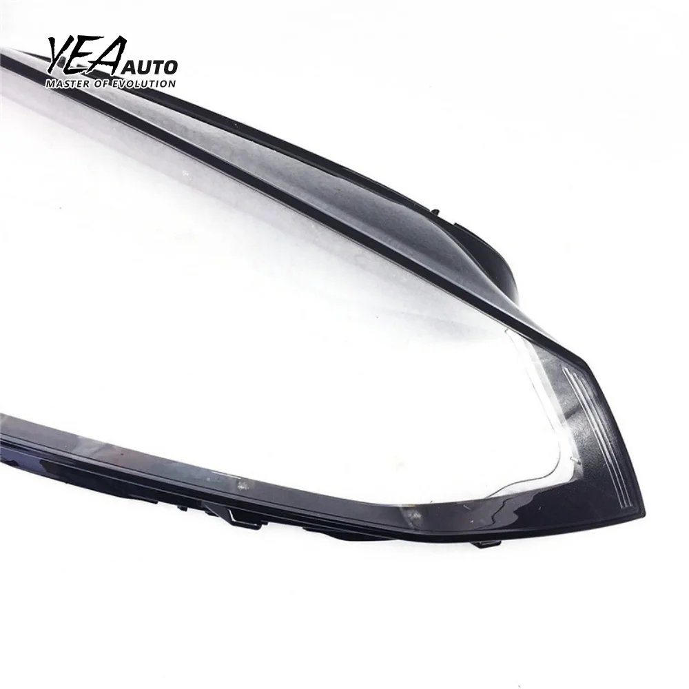 product car headlight glass lampshade cover lens for vw for cross golf head light lens cover 2009   2013 headlights cover-5