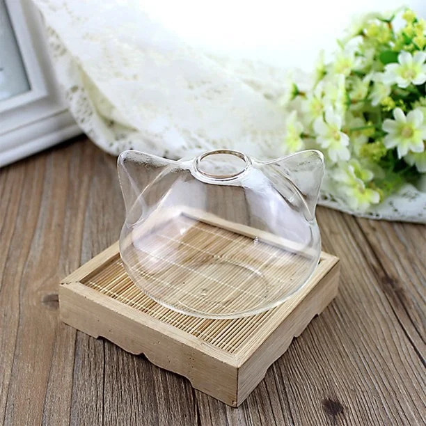Vaso In Vetro A Forma Di Diamante Per Fiori – Idroponica E Decorazione, Grigio, 20 Cm E 14,5 Cm