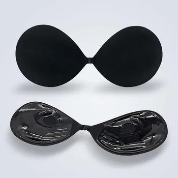 Invisible Backless Bra Magic Strapless Bra Push-up Strapless Self-adhesive Sticky big stock support customized logo