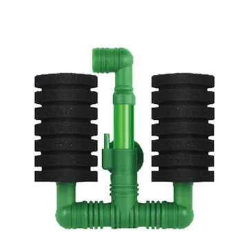 Wholesale Aquarium Sponge Filter Green Pipe Sponge Filter for Fish tank Aquarium Xinyou PK-002/PK-001