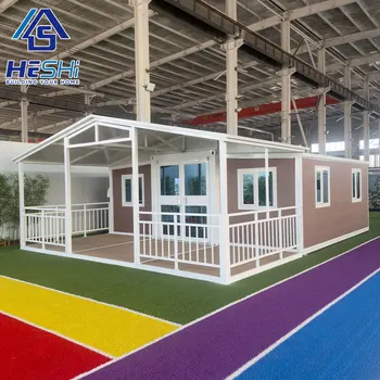 Ready To Ship Light Steel Prefab Luxury Villa For Winter  Prefabricated Portable Moveable Home Expandable Container House