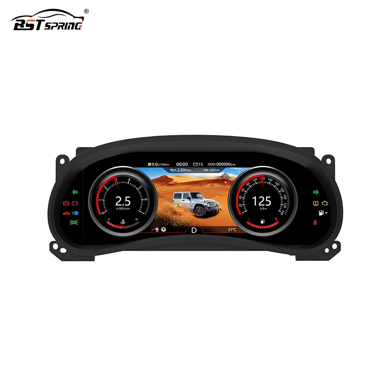 Car Speedometer Android  Digital Instrument Cluster For Jeep Wrangler  2011-2017 Car Meters Digital Instrument Cluster - Buy Car Meters Digital Instrument  Cluster,Instrument Cluster For Jeep Wrangler,Car Speedometer Android  Product on 