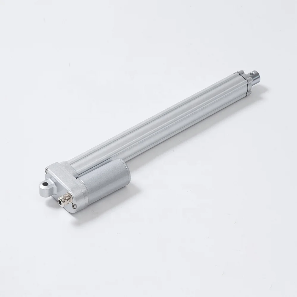 12v 24v Brushed Dc Motor Spring Return Electric Telescopic Linear