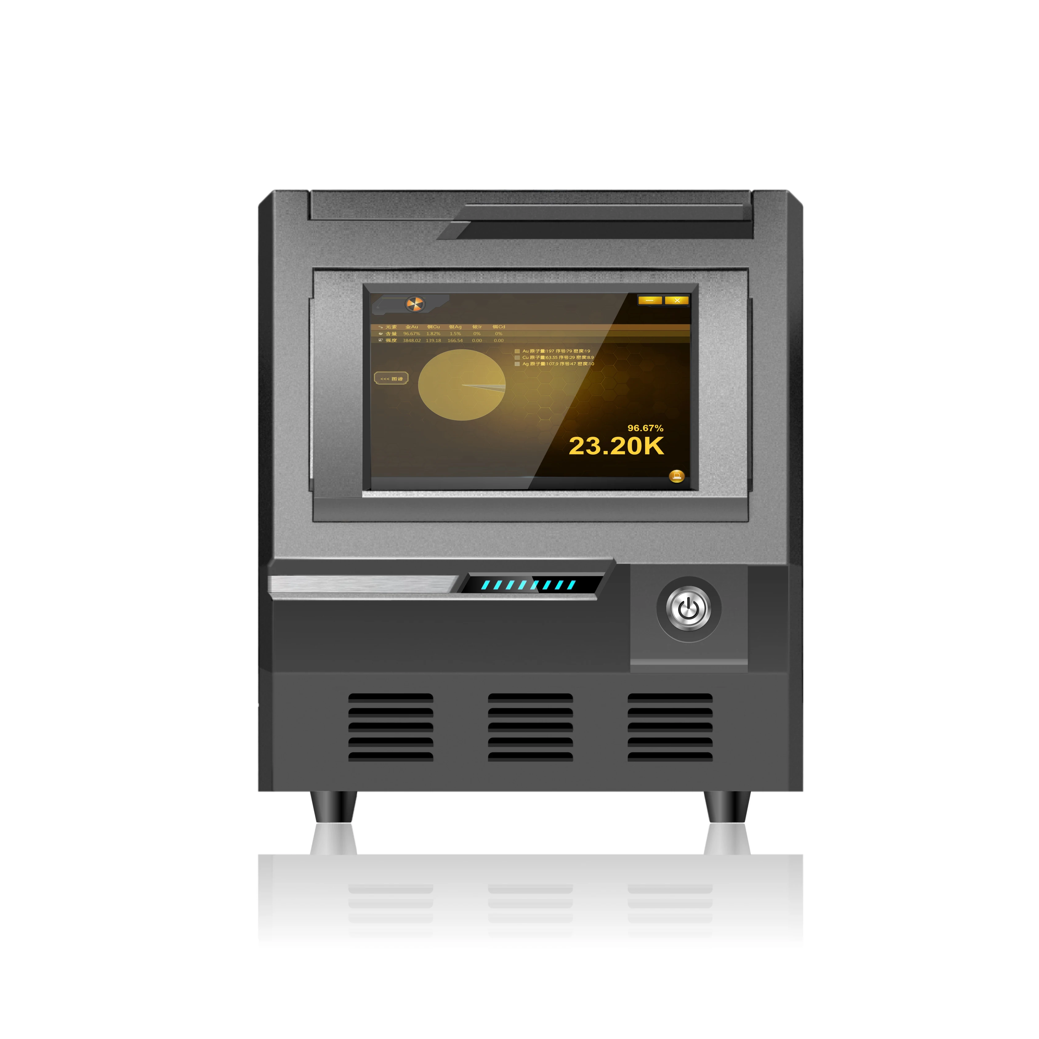 Machine à tester la pureté de l'or pour les bijoux