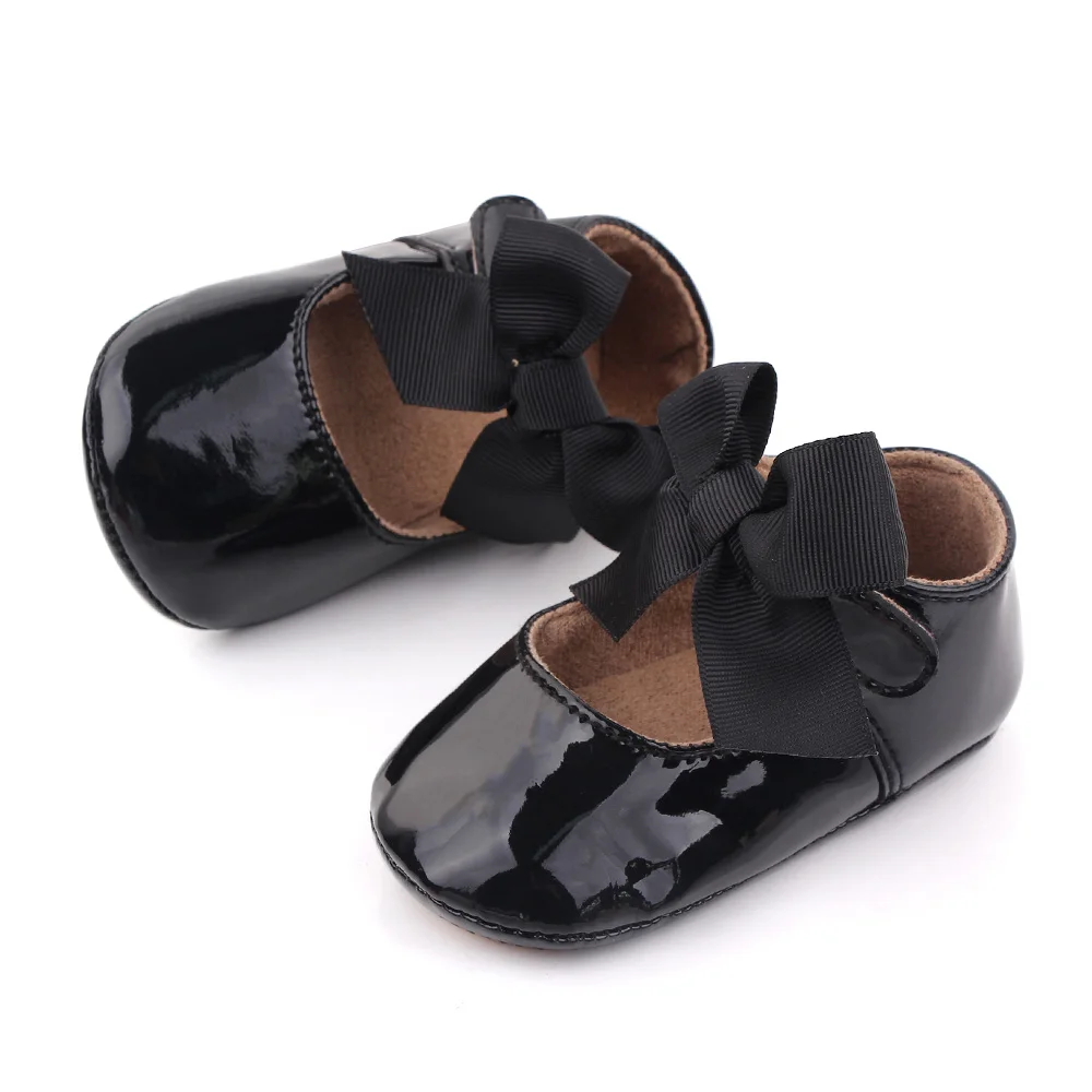 Baby Girls Shoes Rubber Sole High Quality Princess Dress Shoes Infant Toddler Shoes Newborn details