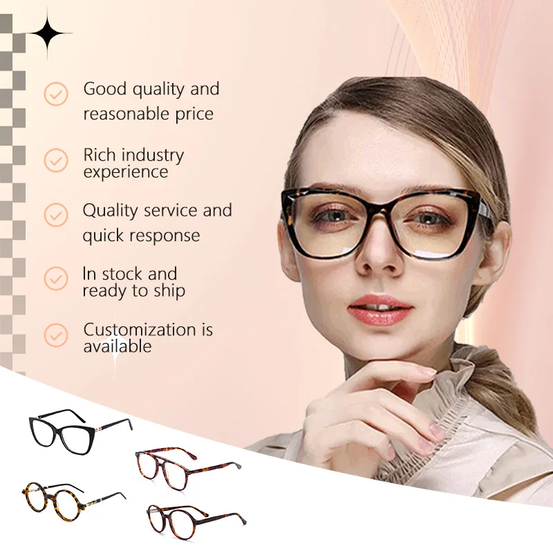 2024 Cellulose Acetate New Acetate Frame Optical Glasses Fashion ...
