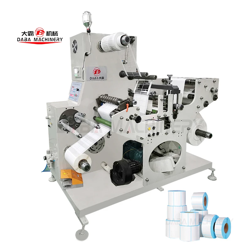 Automatic Blank Sticker Label Roll to Roll Paper Rotary Die Cutting Machine
