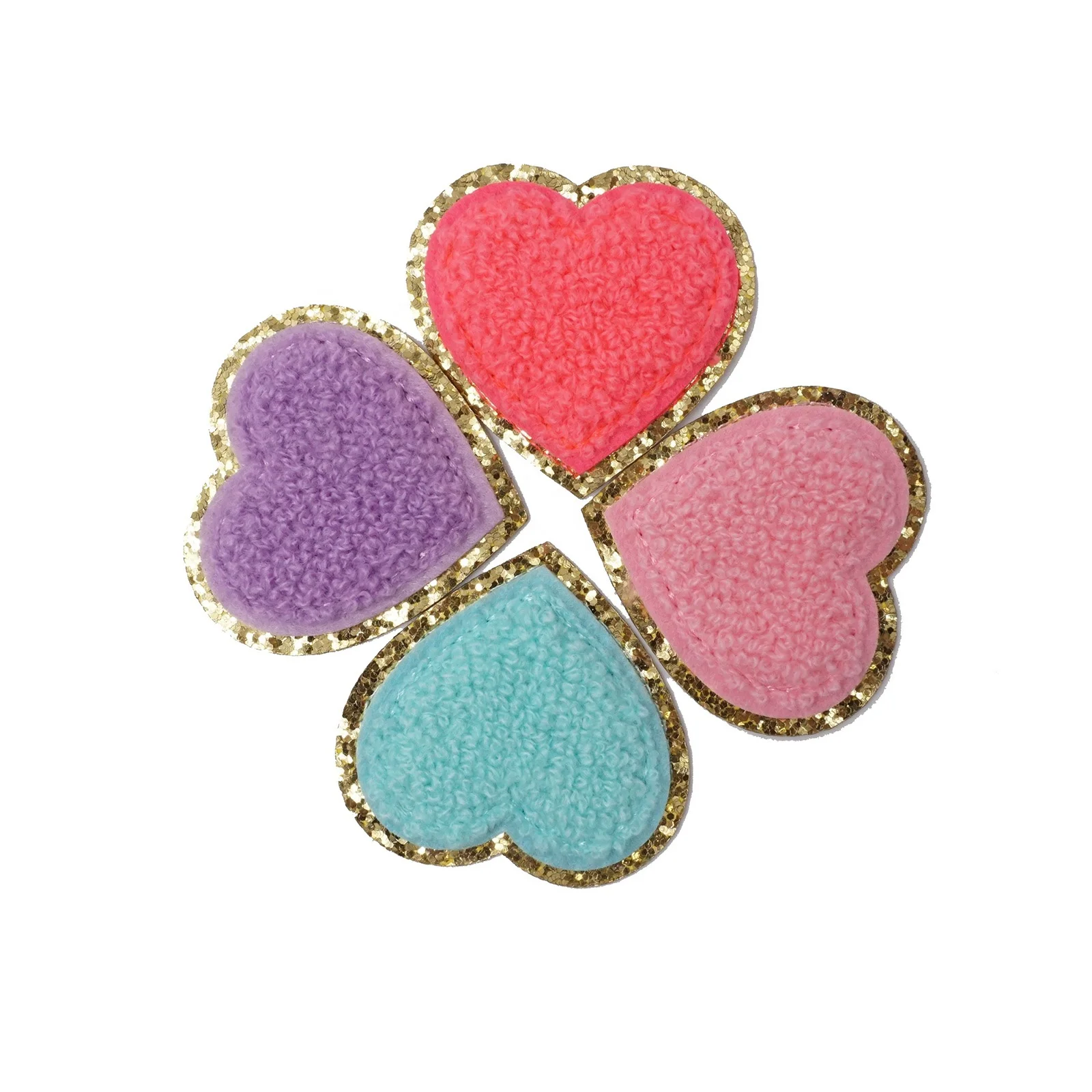 Free sample Custom  logo design heat transfer 3D beaded rhinestone applique Patch for clothing