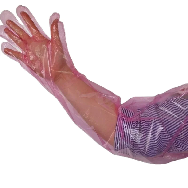 Insemination Long Gloves Disposable Veterinary Long Full Arm Gloves 85cm For Veterinary Buy