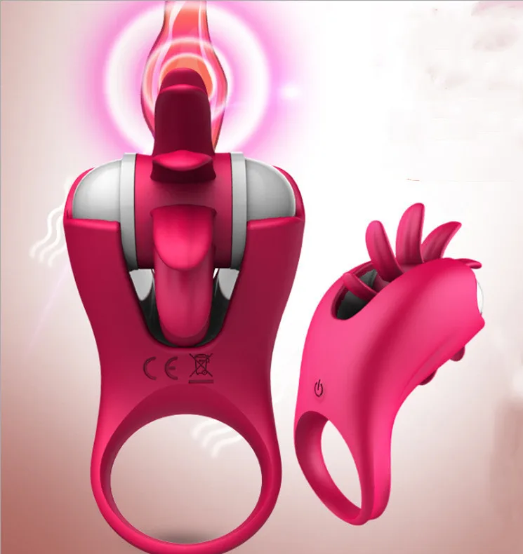 penisring mit zunge Clit Rose Toy | 12 Stück Zunge mit Penisring