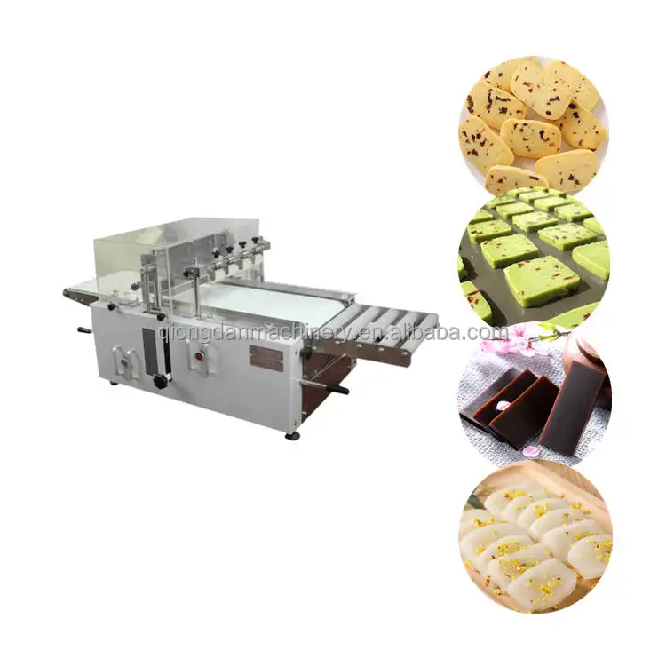 Automatic Ice Cookie Dough Slice Making Cutting Machine Cookies Slicer