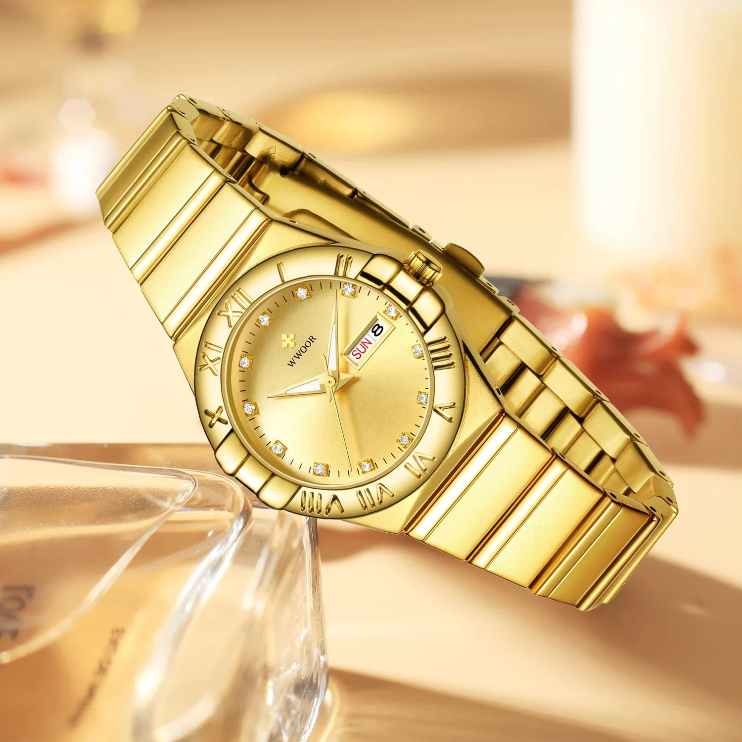 Uhren Quarzuhr Innenleben Wwoor Analog Date Japan Quarz Werk