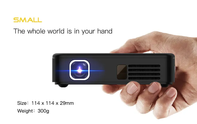 【新品未使用】MINI SMART PROJECTOR Amazon.com: Mini 4K Projector with Wifi and Bluetooth, 1080P