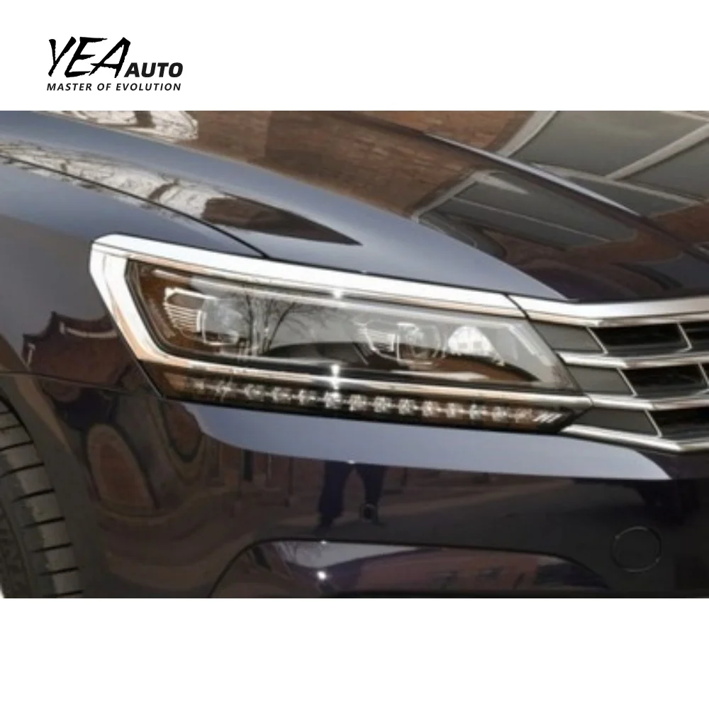 product car headlight glass lampshade cover lens for vw for volkswagon passat high configuration head light lens cover 2016   2018-4