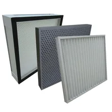 Custom Hepa Pleated Panel Air Filters With Frame Industrial Activated Carbon Filter