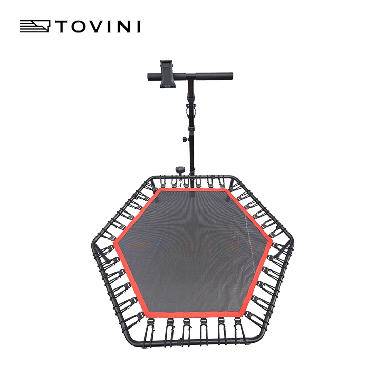 Factory Supply Bungee Folding Jump Fitness Hexagon Trampoline With