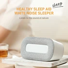 Adults Insomnia Therapy Device Portable Soothing Machine Wood Night Light Sleep Aid White Noise Sound Machine For Sleeping Baby Adults