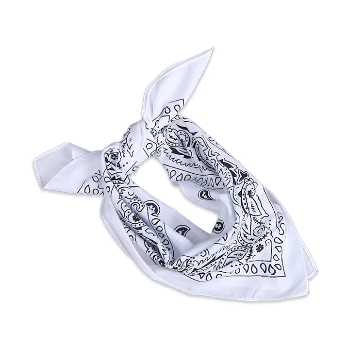 Многофункциональные банданы с принтом пейсли, повязки на голову из полиэстера с квадратным принтом