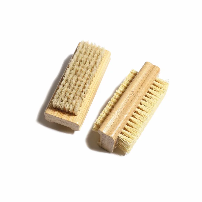 Щетка для ногтей из натуральной двухсторонней