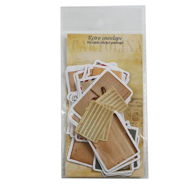 45pcs Vintage Envelope Design Sticky Note