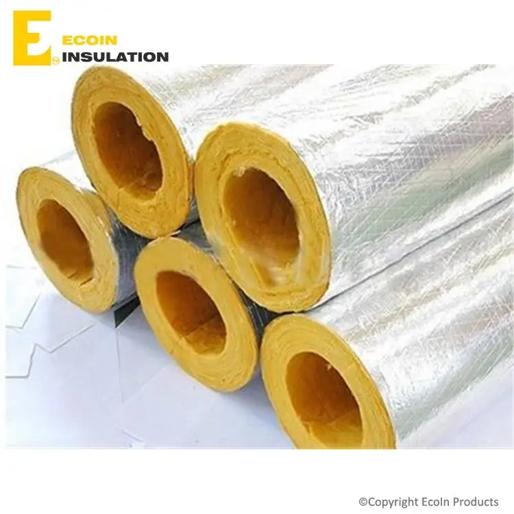 Glass Wool Pipe Insulation Glass Wool Pipe Cover for Thermal Steam Insulation