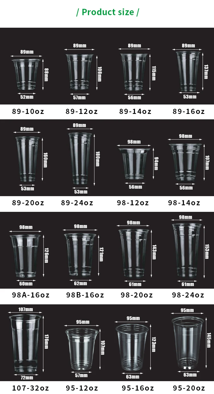 Custom Logo Disposable Single Wall PET Cup 16 oz Transparent Cold Drink ...