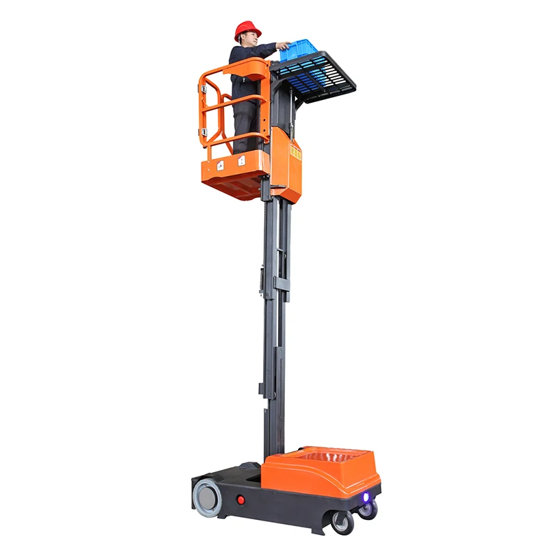 SINOLIFT  OPC Electric Material Vertical Order Picker With Height of Platform 4000mm