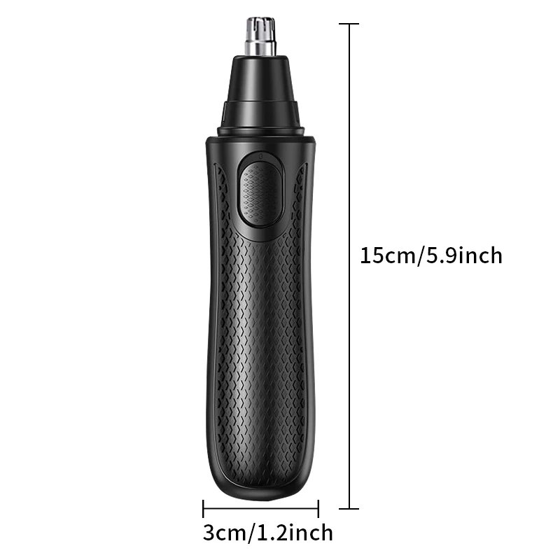 Portable Mini Electric Nose Hair Trimmer Rechargeable Household Use Plastic Device with Low Noise for Car Garage Application factory