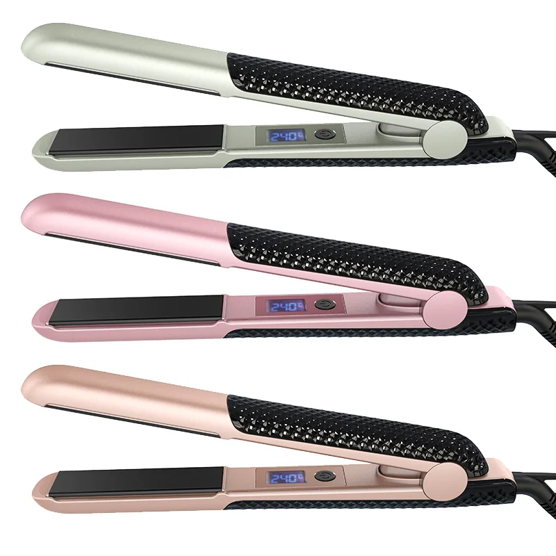 Free Sample 470 Degrees Professional Fast Hair Straightener, Ceramic Gold Flat Iron Hair Straighteners Manufacturers