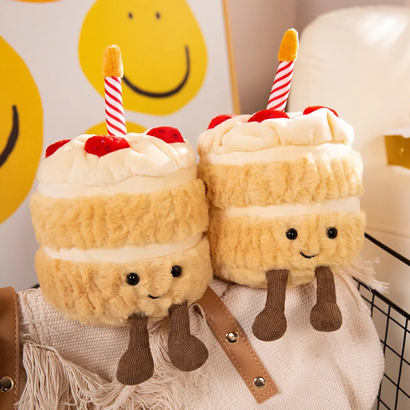 誕生日ケーキ人形 面白い歌う誕生日ケーキ 漫画のぬいぐるみイチゴ誕生