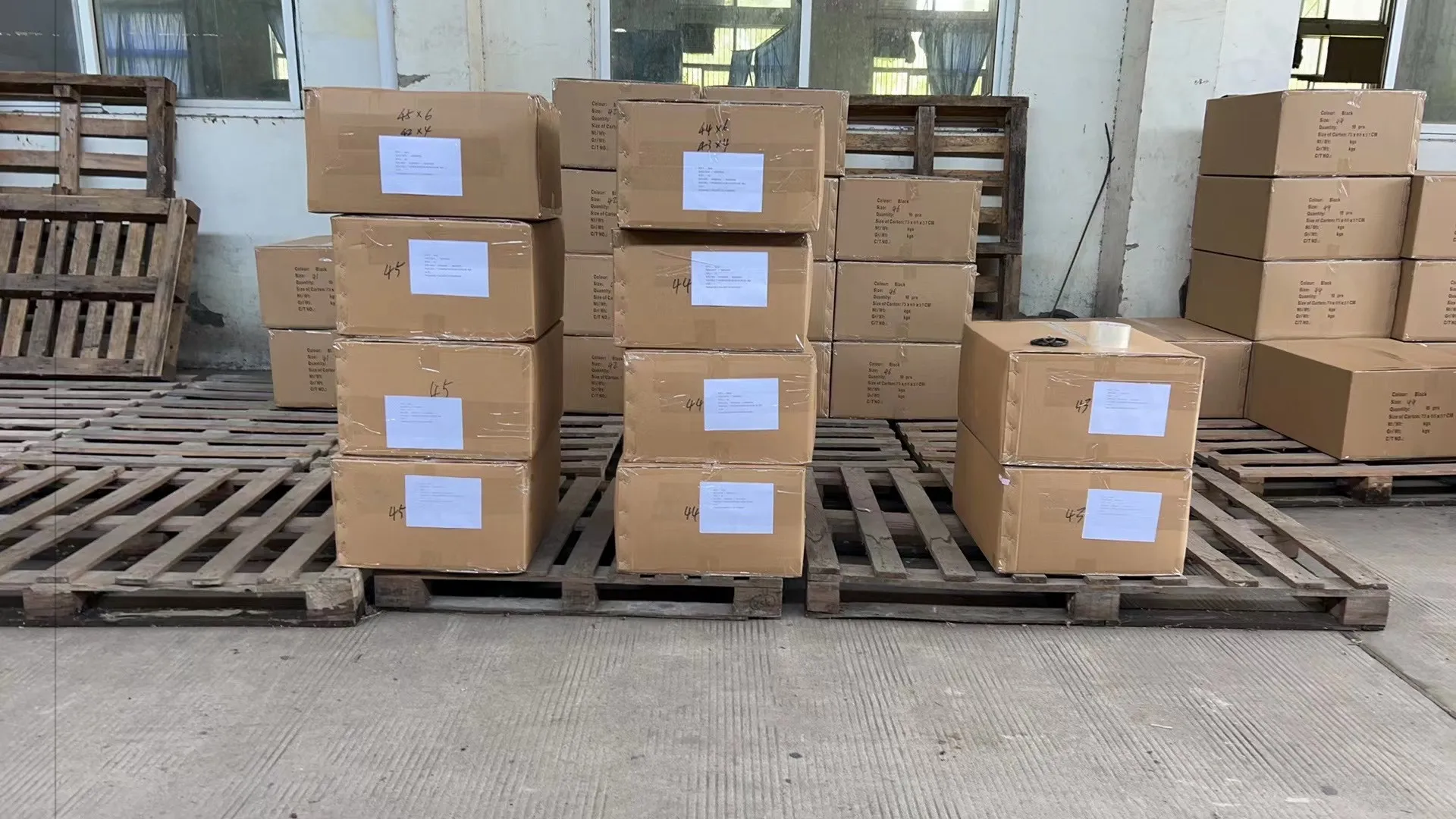 Packaging & shipping specifications