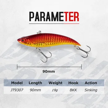Sinking VIB 9cm/19g Lure Pencil Plastic Artificial Hard Bait Without Hooks Factory Wholesale – Pencil – view 3