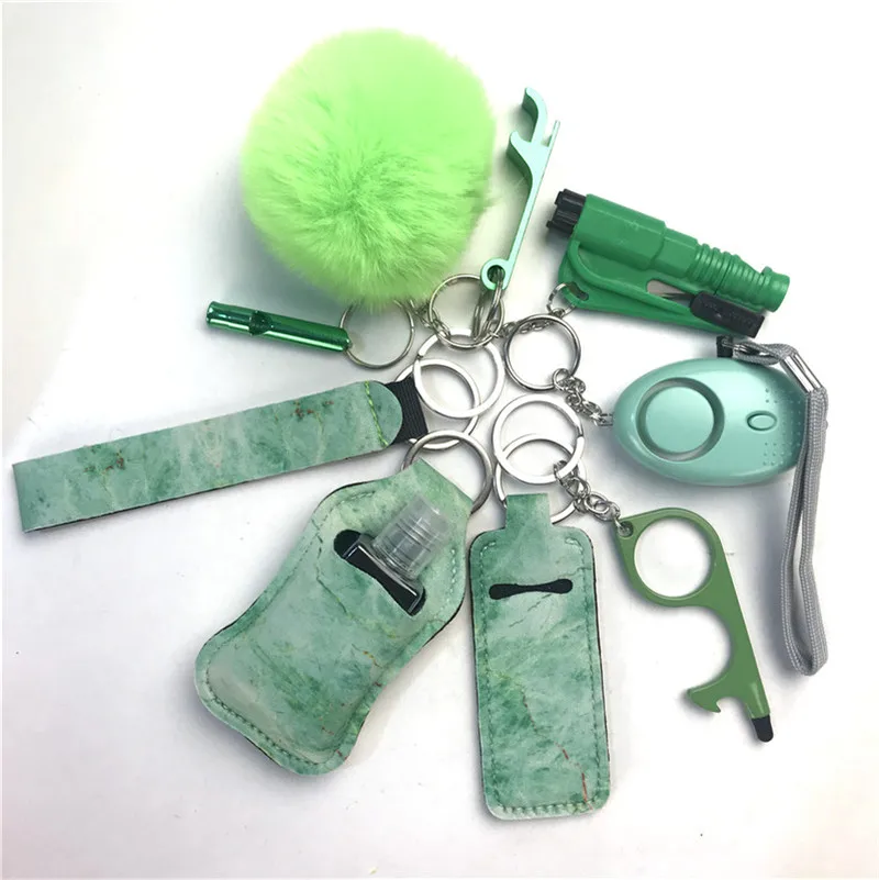 Оптовая продажа, брелок для самообороны, бесплатно, набор брелоков для самообороны «сделай сам» для женщин, рекламные брелоки