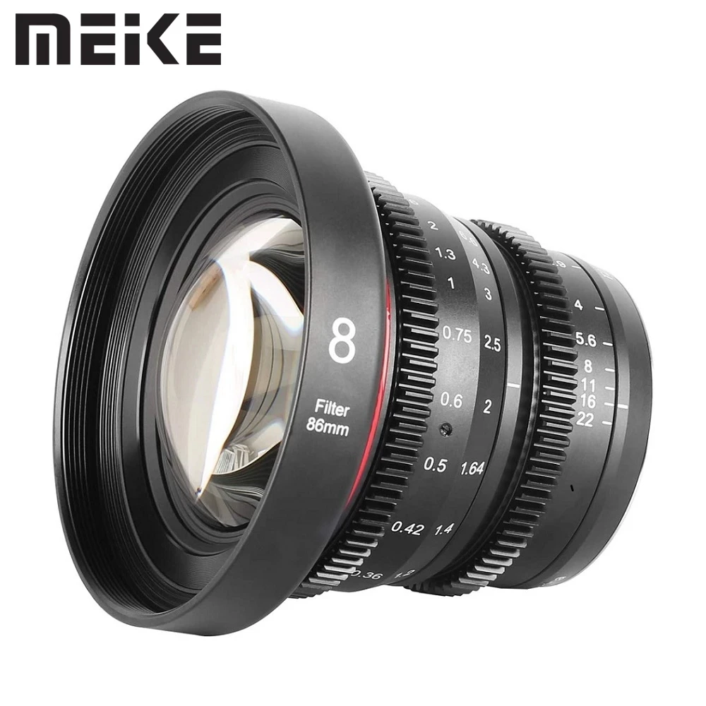 Meike 8mm T2.9 Large Aperture Manual Focus Cine Lens For Olympus