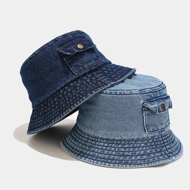 JUSCH Bucket Hat Cotton Double-Side-Wear Reversible Sun Hat For Women Men, Summer Vacation