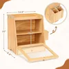 Natural wood color double layer