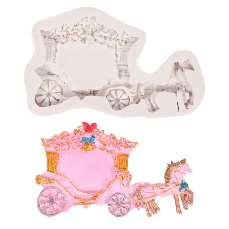 Moule En Silicone En Forme De Caleche En Cheval Romantique 3d Decoration De Gateaux Fondant Outils Pour Bonbons Et Chocolat Buy Mariage Romantique Transport Silicone Moule Fondant Gateau Decoration Moule En Silicone Moule A Gateau En Silicone