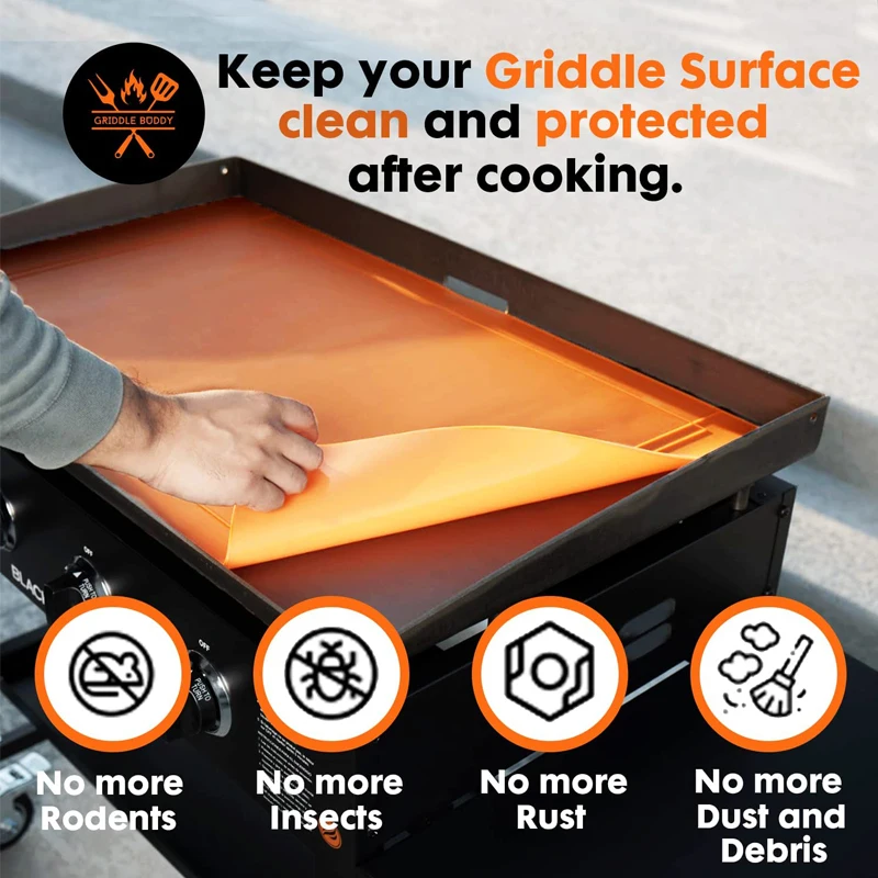 36 Inches Silicone Griddle Buddy Grill Mat Griddle Silicone Protective