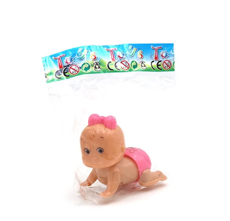 Оптовая продажа, детская игрушка для новорожденных, забавная мультяшная заводная игрушка для ползания и встряхивания, детская дизайнерская игрушка для детей