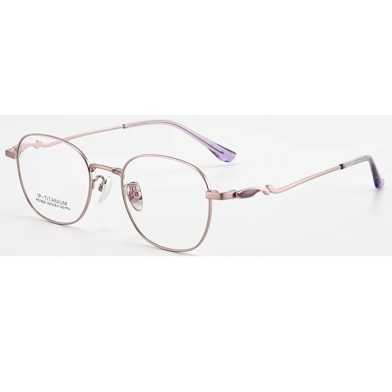 Ready Goods New Glasses Round Titanium Optical Frames Designer Optical Anti Blue Light Glasses Frame