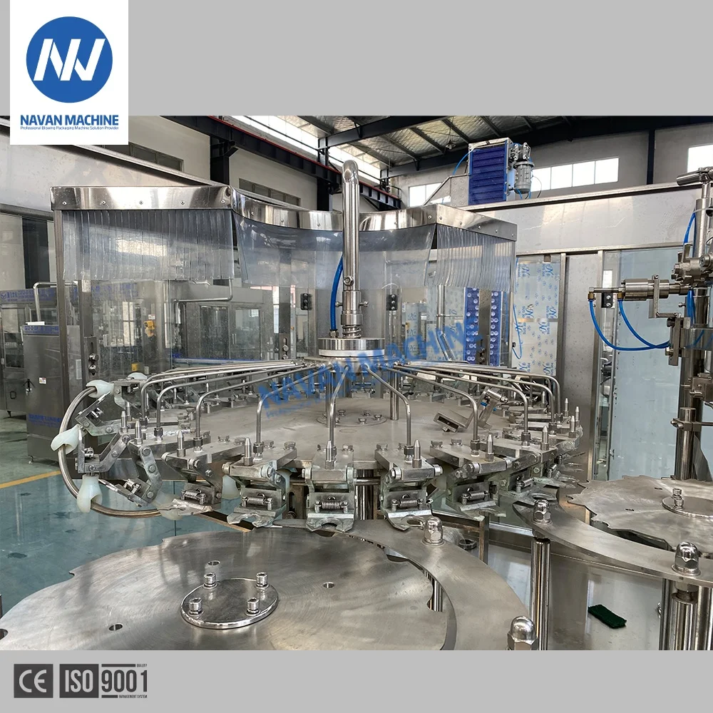 Automatic Glass Bottle Rinsing Filling Capping Machine for Beer Champagne Vodka Alcoholic Drinks manufacture