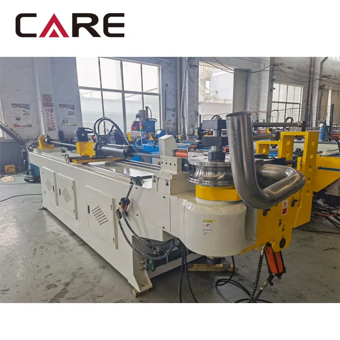DW89CNC Automatic CNC Stainless Steel Pipe Bending Machine New Exhaust Tube Bender Aluminum Alloy Motor Pump Engine Bearing PLC