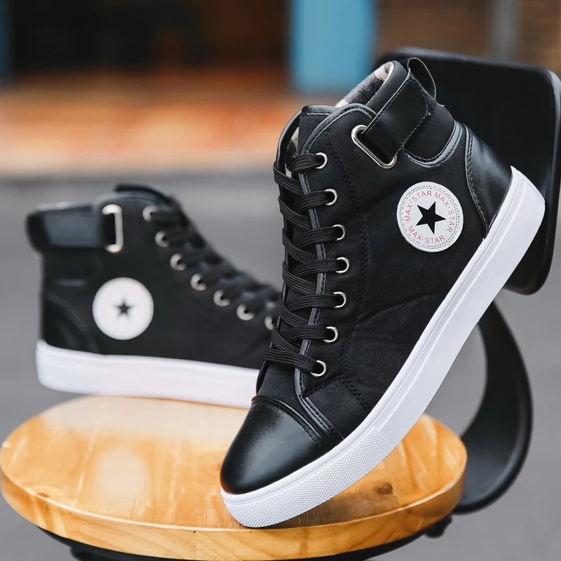 Factory Wholesale Cool Style Boots Men's Canvas Trendy Casual Sport ...